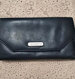 Liz Claiborne Black Genuine Leather Women's Wallet